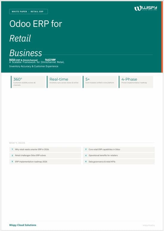 Odoo ERP for Retail Business in 2026